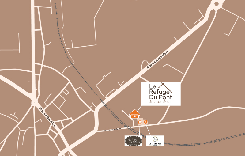 Où nous trouver ? Le Refuge Du Pont Beauraing